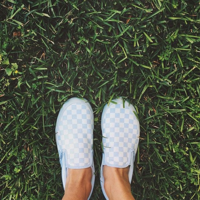 Vans Slip-On (Checkerboard) Gray Dawn