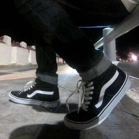 Vans Sk8-Hi Black/White