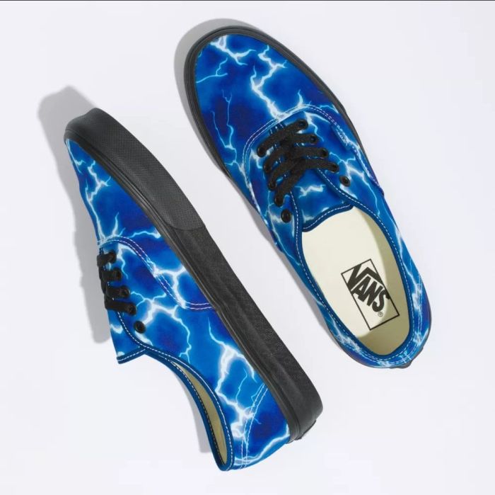 Vans Authentic (Lightning) Black/Blue