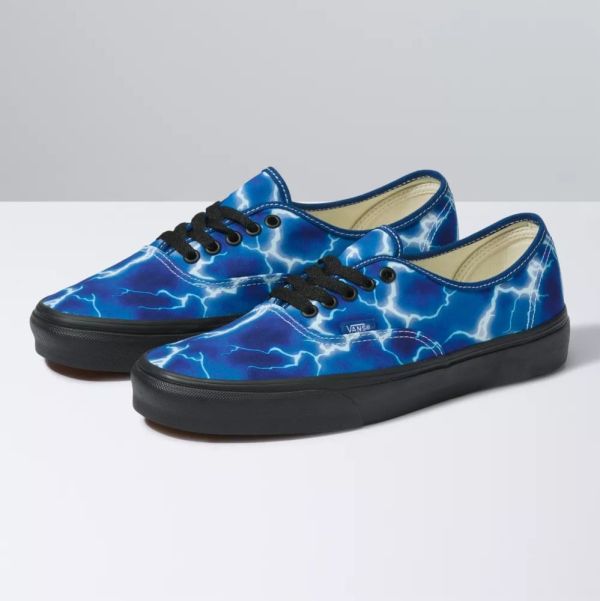 Vans Authentic (Lightning) Black/Blue