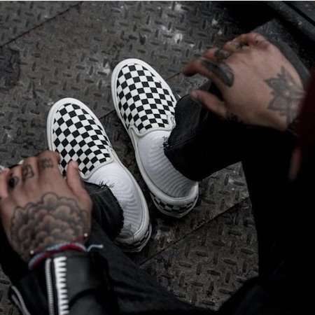 Vans Classic Slip-On Black & White Checkerboard
