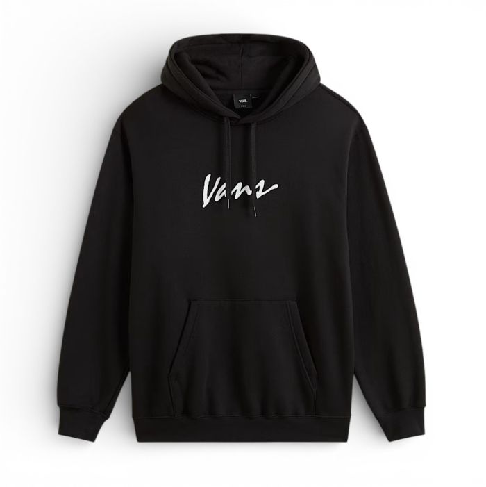 Vans Scripted Pullover Hoodie Black