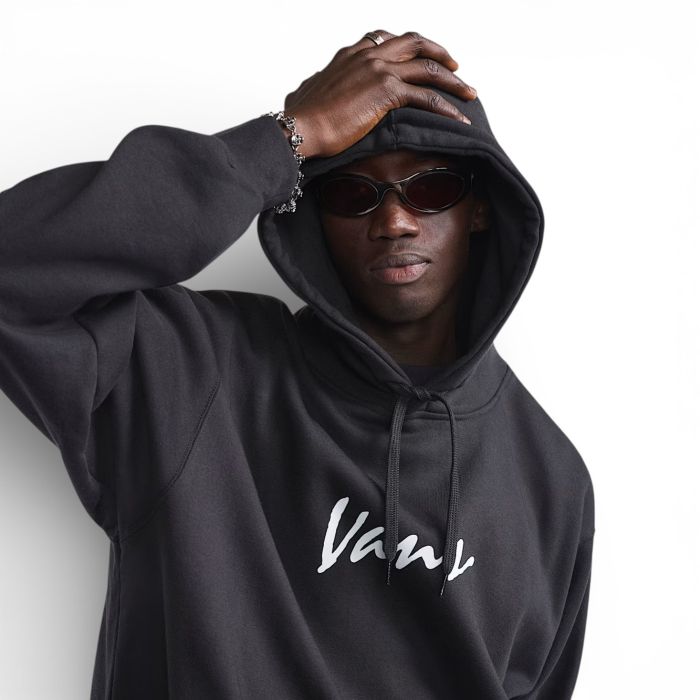 Vans Scripted Pullover Hoodie Black