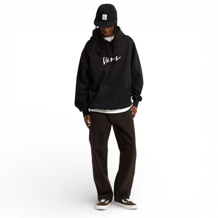 Vans Scripted Pullover Hoodie Black