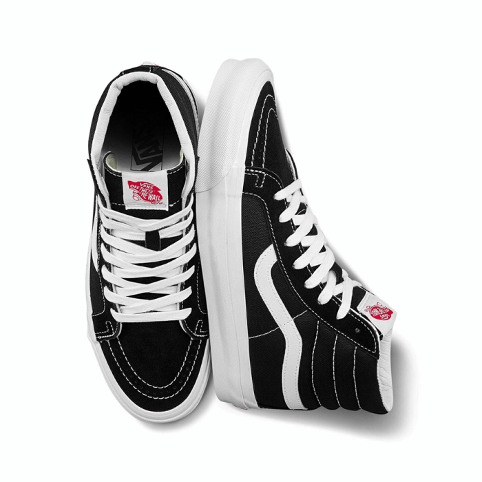Vans Vault OG Sk8-Hi LX (Suede/Canvas) Black